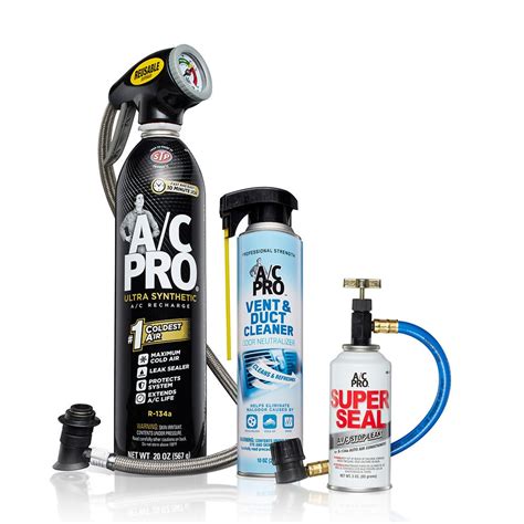 Auto ac recharge kit - Don’t use a DIY AC recharge kit to fix your car’s AC. Most DIY AC recharge kits come with a container of R-134a refrigerant, a low pressure gauge and a low pressure quick connector. The can is filled with the R-134a refrigerant, oil and stop leak sealer. From the consumer’s point of view, this is all you need to get your car’s AC up …